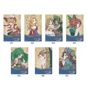 [Legend of Mana: The Teardrop Crystal] Satin Sticker 01 Vol.1 (Set of 7) (Anime Toy)