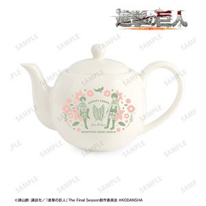 Attack on Titan Eren & Levi Botania Teapot (Anime Toy)