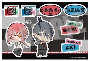 チェンソーマン ステッカー マキマ&早川アキ Normal ver. (キャラクターグッズ)