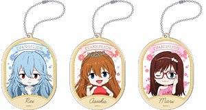 ヱヴァンゲリヲン新劇場版 アクリルキーホルダーセット レイ＆アスカ＆マリ、デフォルメ (キャラクターグッズ)