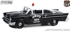 Highway 61 - 1957 Chevrolet 150 Sedan - Chicago Police Department (ミニカー)