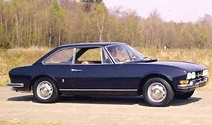 プジョー 504 クーペ 1969 ブラック (ミニカー)