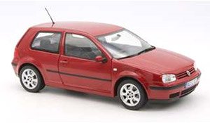 VW ゴルフ 2002 レッド (ミニカー)