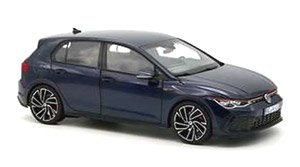 VW ゴルフ GTI 2020 メタリックブルー (ミニカー)