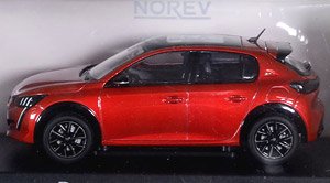 プジョー 208 GT Pack 2022 エリクシールレッド (ミニカー)