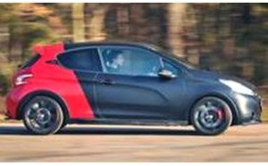 プジョー 208 GTi 30TH 2014 マットブラック/レッド (ミニカー)