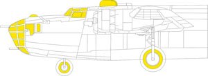 Masking Sheet for B-24D TFace (for Revell) (Plastic model)