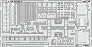 C-130J 外装エッチングパーツ (ズべズダ用) (プラモデル)