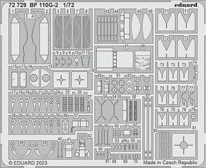 Bf110G-2 エッチングパーツ (エデュアルド用) (プラモデル)