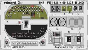 Zoom Etched Parts for B-24D (for Revell) (Plastic model)
