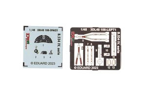 アビア B.534 IVセリエ 「スペース」内装3Dデカール w/エッチングパーツセット (エデュアルド用) (プラモデル)