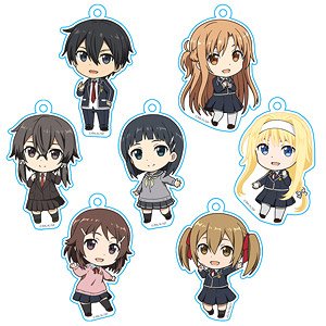 Sword Art Online Trading Acrylic Chain Vol.4 (Set of 7) (Anime Toy)