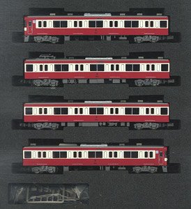 Seibu Series 9000 Red Lucky Train (without Headmark) Standard Four Car Formation Set (w/Motor) (Basic 4-Car Set) (Pre-colored Completed) (Model Train)