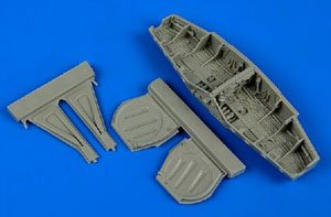 P-51D Mustang Wheel Bay (for Tamiya) (Plastic model)