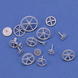 Handwheels Set (1/48-1/35-1/32 Scale) (Plastic model)
