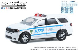Hot Pursuit - 2019 Dodge Durango - NYPD with NYPD Squad Number Decal Sheet (ミニカー)