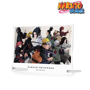 NARUTO-ナルト- 疾風伝 描き下ろしイラスト 集合 戦う背中ver. A4アクリルパネル (キャラクターグッズ)