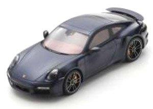 Porsche 911 Turbo S (Type 992) 2021 - Night Blue Metallic (ミニカー)