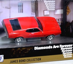 James Bond 1971 Ford Mustang Mach 1 Diamonds Are Forever (Red) (ミニカー)