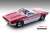 De Tomaso Mangusta Spider 1966 Metallic Red / Silver (Diecast Car) Item picture2