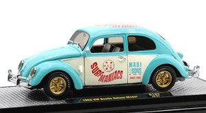 1952 Volkswagen Beetle - Maui & Sons - Blue with Wimbledon White (ミニカー)