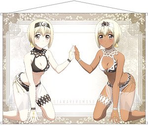 TV Animation [Utawarerumono: Mask of Truth] B2 Tapestry Uruuru & Saraana Swimwear Ver. (Anime Toy)