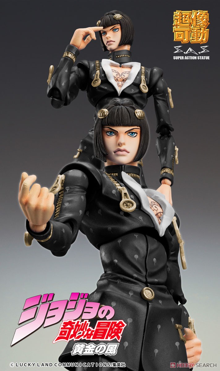 Super Figure Action JoJo`s Bizarre Adventure Part 5 [Bruno Bucciarati Ver. Black] (Completed) 商品画像3