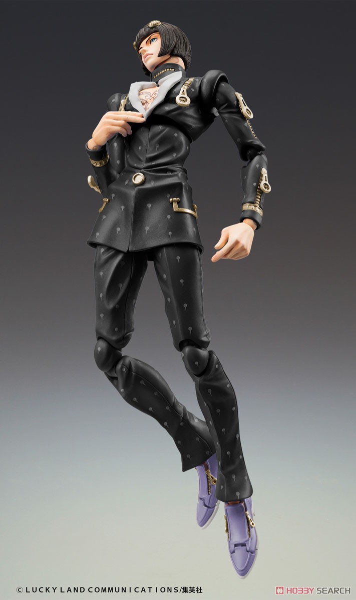 Super Figure Action JoJo`s Bizarre Adventure Part 5 [Bruno Bucciarati Ver. Black] (Completed) 商品画像5