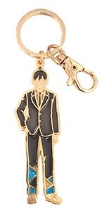 Chainsaw Man Stained Glass Style Key Chain Aki Hayakawa (Anime Toy)