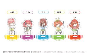 五等分の花嫁 レトロちっく スウィングアクリルスタンド (5個セット) (キャラクターグッズ)