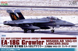 US Navy EA-18G Growler VAQ-131 Lancers Misawa 2022 (Plastic model)