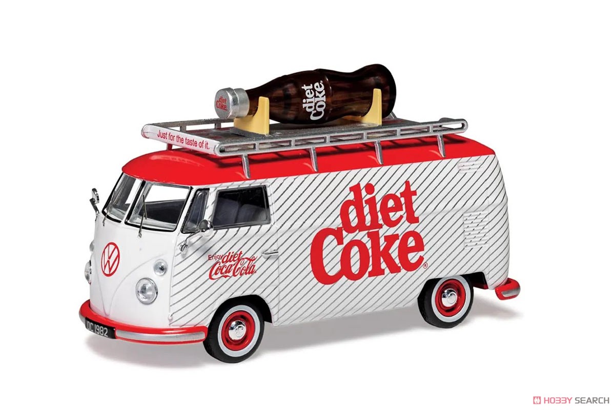ダイエットコーク VW タイプ2 (T1) Split Screen パネル キャンピングカー コークボトル積載 (ミニカー) 商品画像1