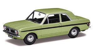 フォード コルティナ Mk2 ロータス フェーングリーン (ミニカー)