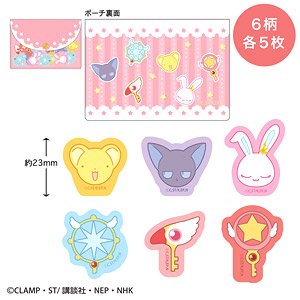Cardcaptor Sakura Flake Seal w/Pouch (Cane & Mini Chara) (Anime Toy)