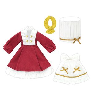 Lil`Fairy - Patissiere-san Set - (Red x Mustard) (Fashion Doll)