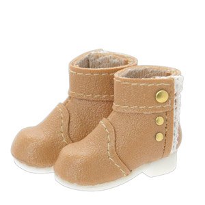 Lil`Fairy - Side Button Boots - (Camel) (Fashion Doll)