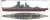 日本海軍戦艦 榛名 昭和19年捷一号作戦 特別仕様 (ダズル迷彩) (プラモデル) 塗装1
