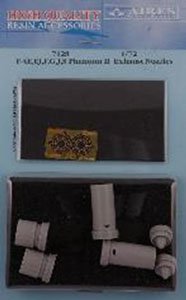F-4E, Ej, F, G, J, S Exhaust Nozzles (for Hasegawa) (Plastic model)