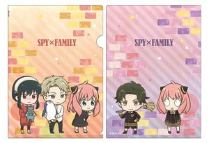 SPY × FAMILY とじコレ クリアファイル A 集合 (キャラクターグッズ)