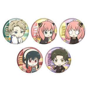 SPY×FAMILY とじコレ 缶バッジ (5個セット) (キャラクターグッズ)