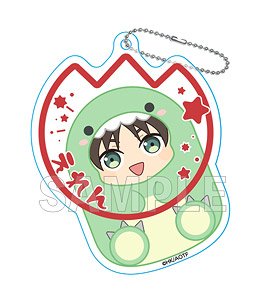進撃の巨人 ぎゃおコレ アクリルキーホルダー マスコットver. エレン (キャラクターグッズ)