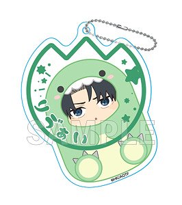 Attack on Titan Gyao Colle Acrylic Key Ring Mascot Ver. Levi (Anime Toy)