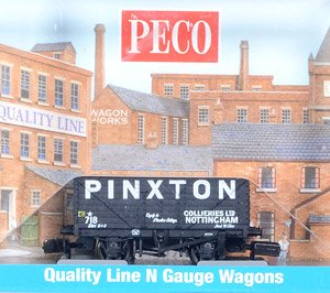 NR-7019P 9ft 7 Plank Open Wagon, `Pinxton` (Model Train)