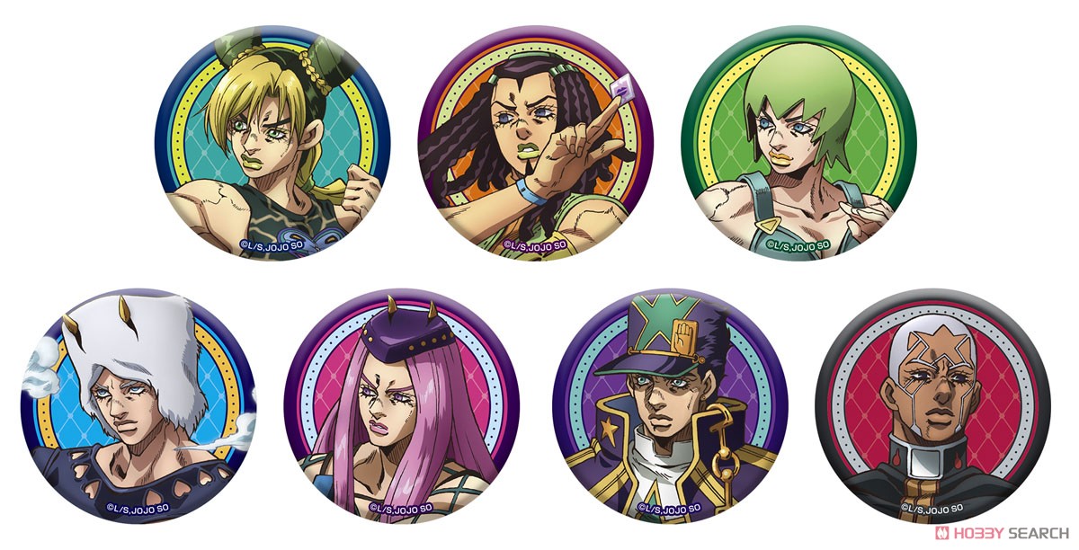 アニメ「ジョジョの奇妙な冒険 ストーンオーシャン」 缶バッジコレクション (7個セット) (キャラクターグッズ) 商品画像8