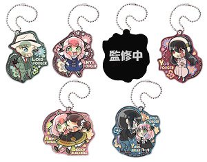 ぴた！でふぉめ SPY×FAMILY みんな一緒アクリルキーホルダー (6個セット) (キャラクターグッズ)