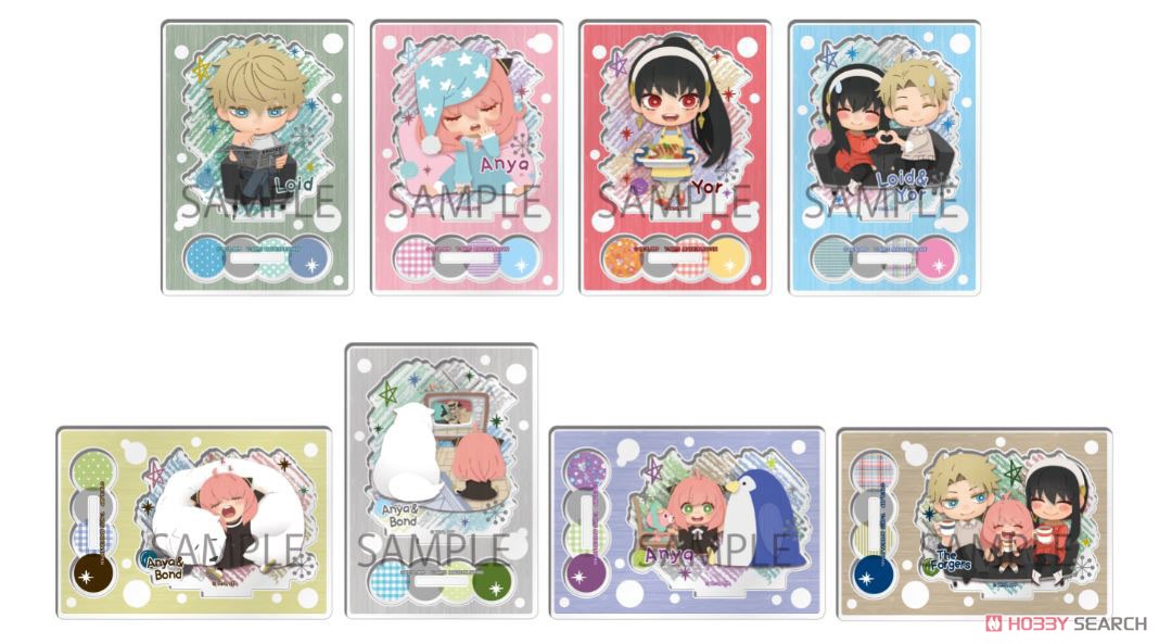 ペパクラ SPY×FAMILY HOME TIMEトレーディングアクリルスタンド (8個セット) (キャラクターグッズ) 商品画像1