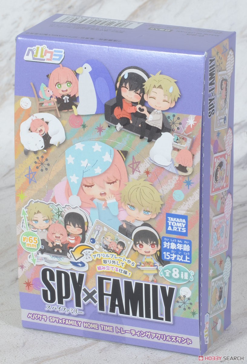 ペパクラ SPY×FAMILY HOME TIMEトレーディングアクリルスタンド (8個セット) (キャラクターグッズ) パッケージ1
