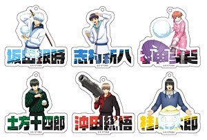 Animation [Gin Tama] Acrylic Key Ring Collection [Snowball Fight Ver.] (Set of 6) (Anime Toy)