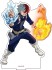 TV Animation [My Hero Academia] [Especially Illustrated] Big Acrylic Stand [Battle Ver.] (3) Shoto Todoroki (Anime Toy) 商品画像1 Thumbnail