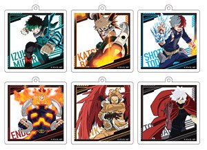 TVアニメ「僕のヒーローアカデミア」 描き下ろしアクリルキーホルダーコレクション 【戦闘ver.】 (6個セット) (キャラクターグッズ)